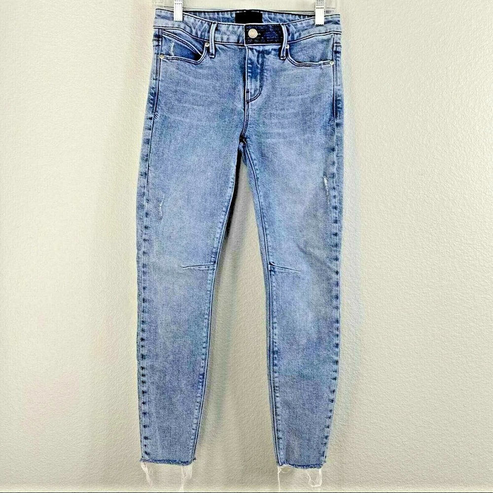 RtA Jeans Distressed Frayed Ankle Skinny Size 26